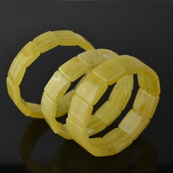 Matt natural Baltic amber new bracelet